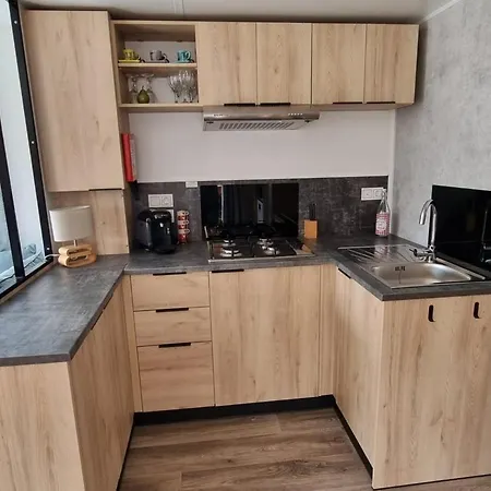 Mobil-home 3 ch 2 SdB 6 vélos piscine couverte lave vaisselle Litteau Esterno foto